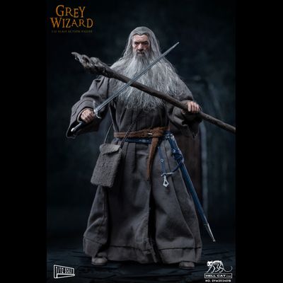 Гэндальф Серый ("Властелин Колец", Lord of the Rings) - Коллекционная фигурка 1/12 SCALE Grey Wizard (DYM202401B) - Hell Cat