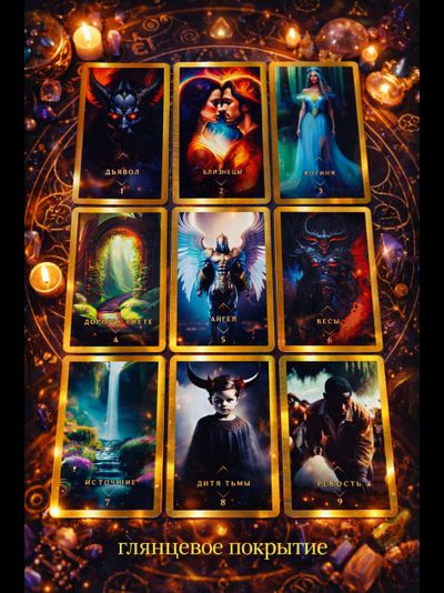 Оракул Мага, авторская колода Маржены Горбовой с глянцевым покрытием.