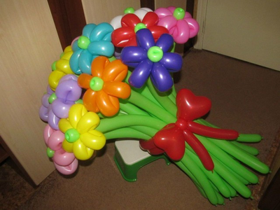 Букет из шаров "Ромашки ассорти"