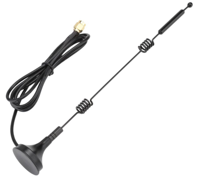 Уличная антенна WiFi (2,4/5 ГГц) с кабелем 3 метра и с магнитным основанием. (Разъём SMA Male) для систем беспроводного видеонаблюдения (усиление 11 Дб)