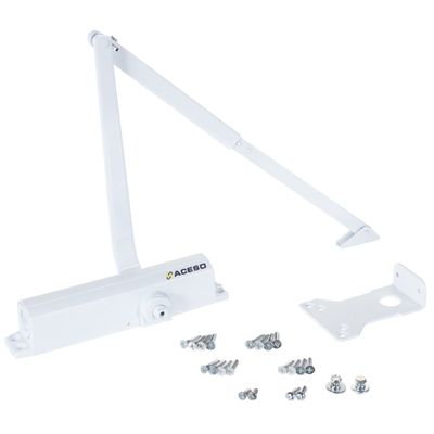 Дверной доводчик с отсрочкой закрывания до 35 секунд. Морозостойкий с ветровым тормозом.