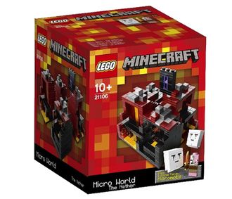 Lego Minecraft The Nether Лего Майнкрафт Нижний мир 21106 красная упаковка