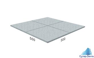 Резиновая плитка RUBBLEX STANDART, 500х500 мм