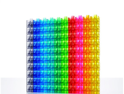 Кубики соединяющиеся 2 см. Полупрозрачные (100 шт)