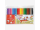 Фломастеры KOH-I-NOOR, 24 цвета, смываемые, трехгранные, пластиковая упаковка, европодвес, 771002BD04TERU, 2 набора