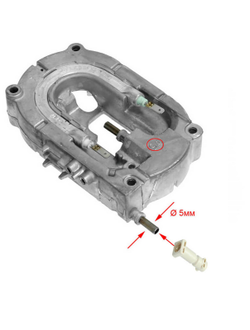 Переходник термоблока для кофемашины Delonghi, 5332239200