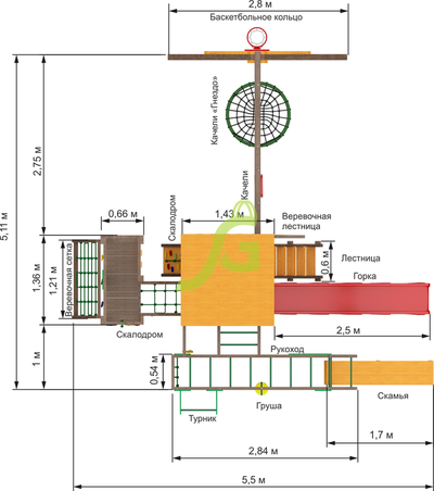 Детская площадка IgraGrad Спорт 2