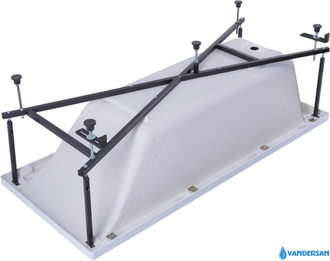 Акриловая ванна Aquanet Bright 165x70 с каркасом
