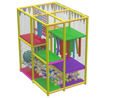 Детский игровой лабиринт «Лилипут» 2,5х1,8х2,1м.