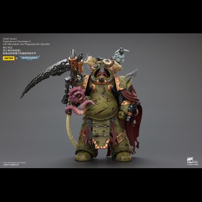 Терминатор Савана Смерти (Warhammer 40K) - КОЛЛЕКЦИОННАЯ ФИГУРКА 1/18 Death Guard Deathshroud Terminator 2 (JT02595) - JOYTOY