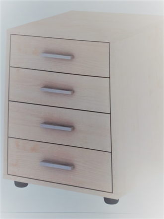 Тумба для парты "Осанка" с 4-мя ящиками