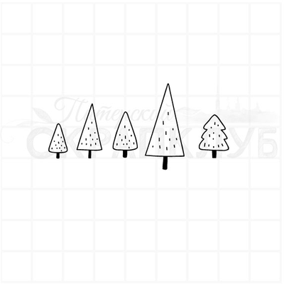 ФП штамп "Ёлки"