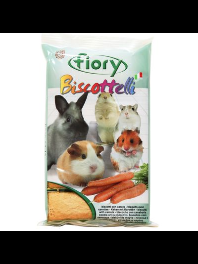 Fiory (Фиори) Biscottelli бисквиты для грызунов с морковью, 35 г