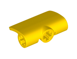 Technic, Panel Curved 2 x 3 x 1, Yellow (71682 / 6334491)