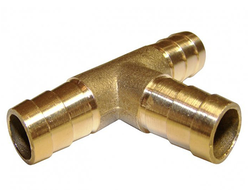 Тройник соед. латунь 8*8*8 для р/ш [4893]