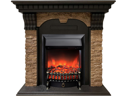 Электрокамин Дублин BL M4 с очагом Fobos