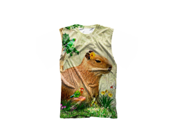 Майка 3D с полной запечаткой Капибара, Kapibara-san №8