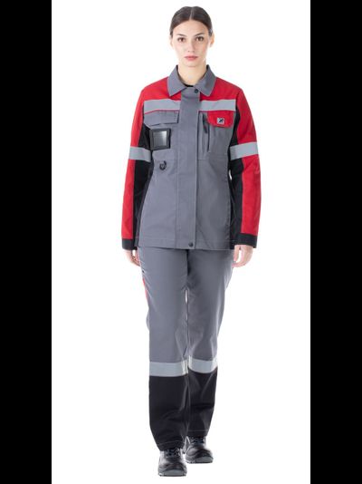 Костюм женский "Виват серый" с брюками