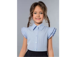 Д 5040 Блузка для девочки короткий рукав крылья р.116-146