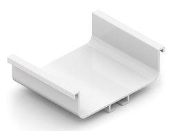 GOLA Профиль U для нижней базы, Белый глянец, L=...мм  GA0778.VP410.WHGPC.CJ    ARISTO