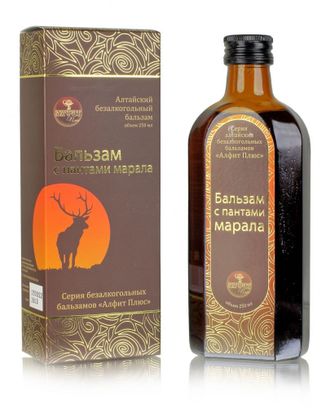 Бальзам  с пантами марала. 250 мл.