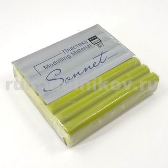 полимерная глина "Сонет", цвет-оливковый, брус 56 грамм