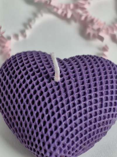 Свеча "Сердце" Фиолет