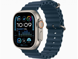 Apple Watch Ultra 2 из титана - 49 мм - Ocean Band синий