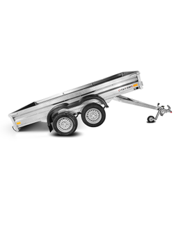 Прицеп «Спутник» (3200x1440x330) двухосный, оцинкованная рама, с силовым подрамником