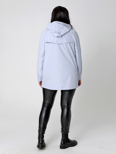 Ветровка жен. ДВ 24146 серо-голубой