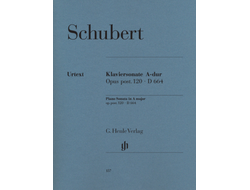 Schubert: Piano Sonata in A major, op. post. 120, D 664