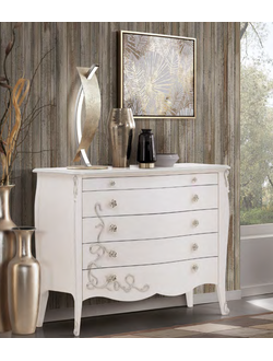 КОМОД 5 ЯЩИКОВ SHABBY CHIC 1725/G