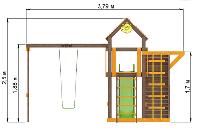 Детская площадка IgraGrad Игруня 5
