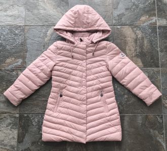 М.1850 Пальто Moncler стеганное  пудра (164)