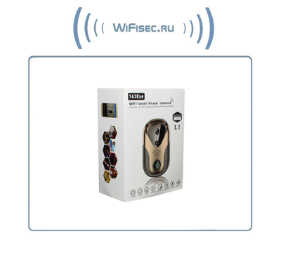 DE-WL1-NJ WiFi/LAN вызывная панель видеодомофона в помещение, интерком связь с активным подавлением шума, открытие замка через мобильное приложение с DVR, HD (163eye)