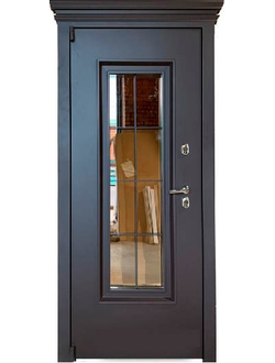 Входная Дверь Англия 1 Термо Муар 7024 (серая)