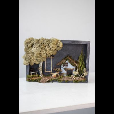 Новогодняя эко-картина № 1179