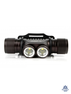 Фонарь подводный налобный Sargan "NIGHT STAR" 900Lm, теплый свет