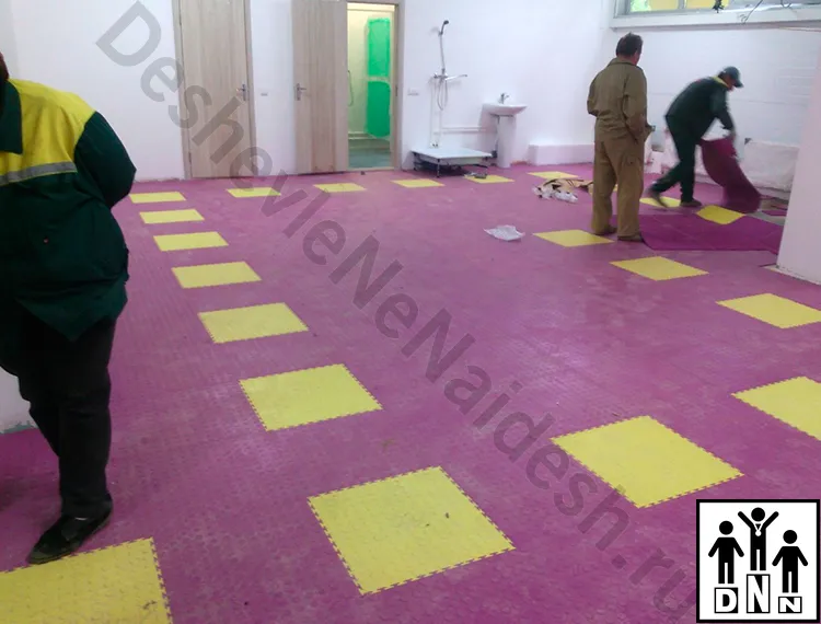 Модульная плитка ПВХ