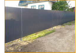 Забор из профлиста - Дружба