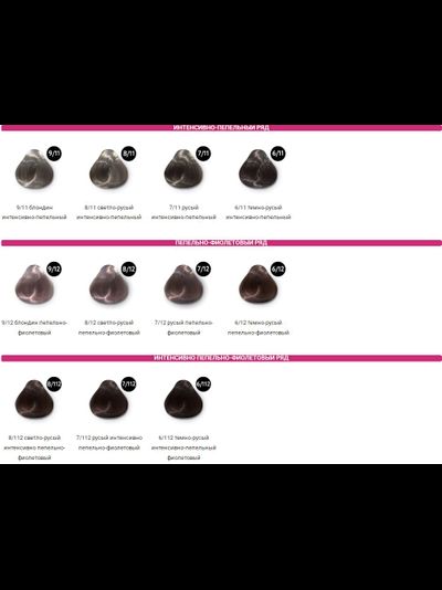 OLLIN COLOR Platinum Collection Перманентная крем-краска для волос, 100 мл