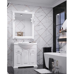 Мебель для ванной Opadiris Риспекто 85 белый матовый