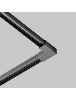 Коннектор угловой для профиля Elasity IP черный, O-TR001-AC90, Maytoni