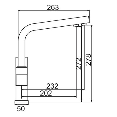 Смеситель для кухни с каналом для питьевой воды, Латунь, Сатин, Accoona A5179-6A
