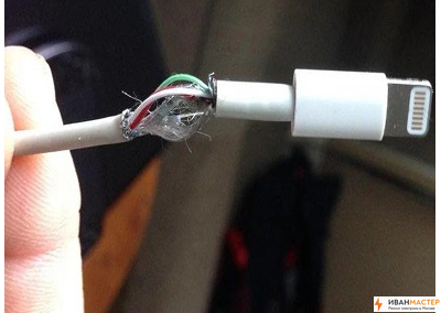 Ремонт кабеля питания телефона в Москве ИВАНМАСТЕР