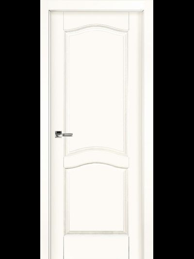 Межкомнатная дверь Лео из массива, белая эмаль
