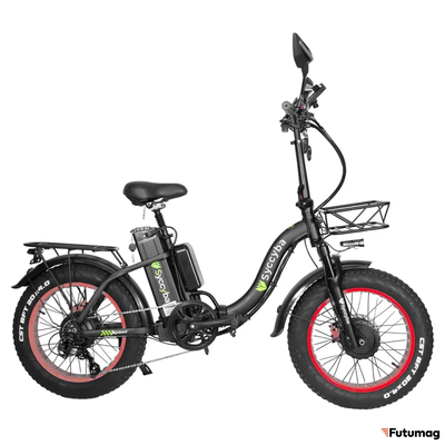 Электровелосипед Syccyba H2 DUAL красный