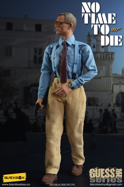Джеймс Бонд (Дэниел Крейг, "Не время умирать") - КОЛЛЕКЦИОННАЯ ФИГУРКА 1/6 GUESS ME SERIES “ NO TIME TO DIE” (BBT9025) - BLACKBOXTOYS