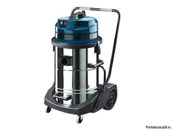 MEC WD 629 PLUS Пылесос для сух. и влажн. уборки,тележка, 2 турб,3500 Вт,78л,Floymix,полн. компл.