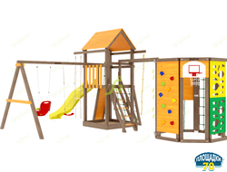 Детская площадка IgraGrad Панда Фани Gride с WorkOut